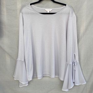 LC Lauren Conrad - Airy Lilac Blouse - Size XL